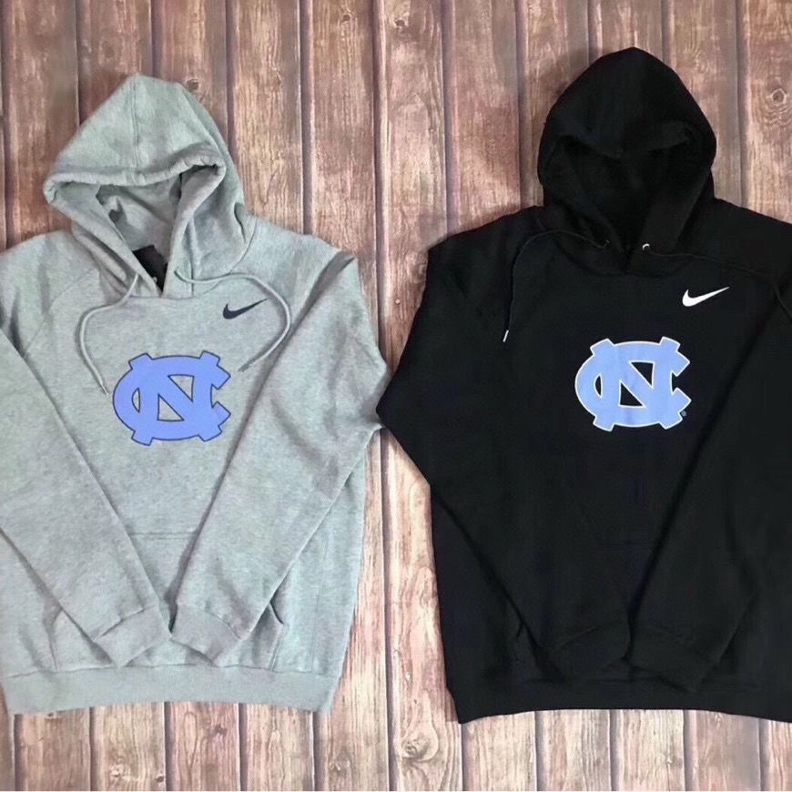 2020秋冬新款ncaa北卡大学球员版运动篮球休闲套头卫衣长袖外套