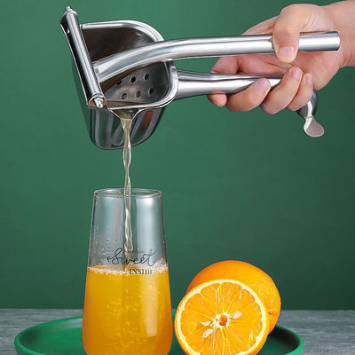 加厚304不锈钢手动榨汁机家用压榨汁器柠檬橙子水果挤压汁神器
