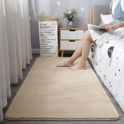 卧室地毯客厅纯色简约沙发茶几地毯加厚床边毯房间满铺家用榻榻米