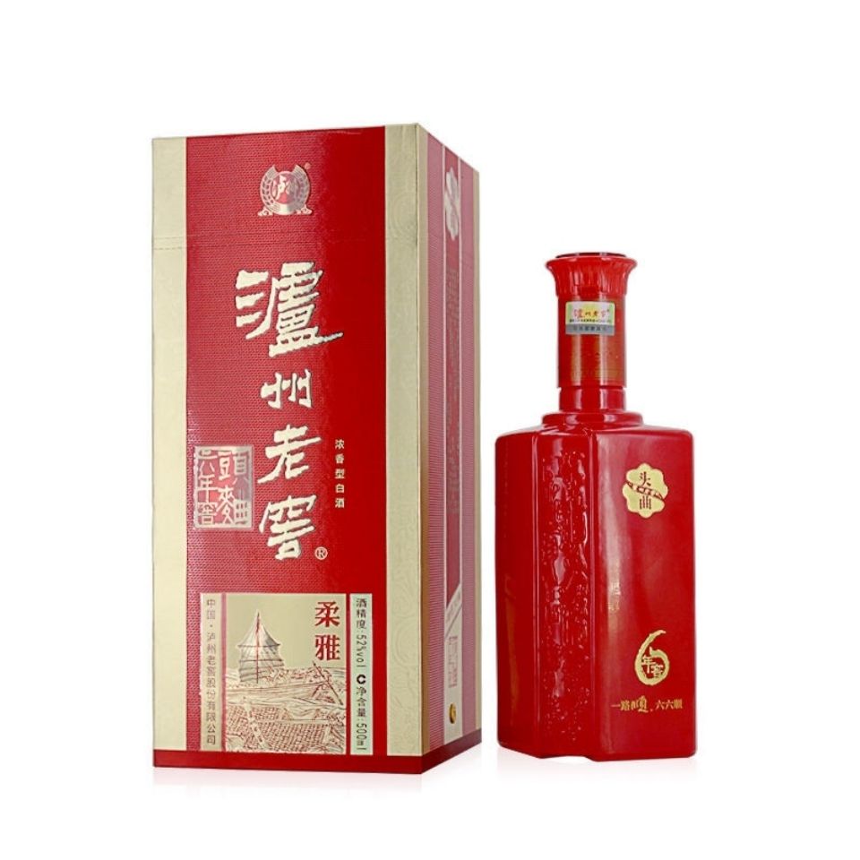 正品假一罚十泸州老窖六年窖柔雅38度浓香型白酒白酒礼盒特价