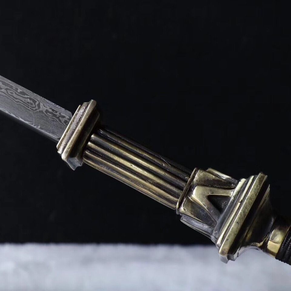 龙泉打造亢龙锏狄仁杰四大天王花纹钢实心秦琼冷兵器送礼镇宅收藏