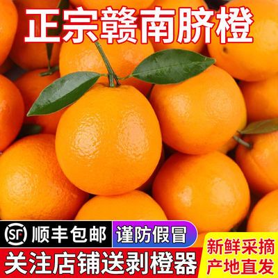 【顺丰包邮】新鲜现摘赣南脐橙当季水果手剥橙5/2斤试吃产地直发
