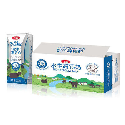 75088/广西左江水牛高钙奶200ml*10盒装儿童学生青少年营养早餐水牛奶