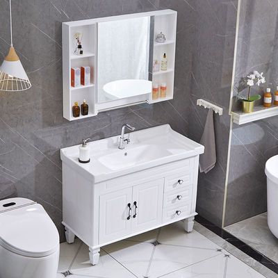 浴室柜现代简约洗手盆柜组合小户型洗脸池面盆卫生间洗漱台挂墙式