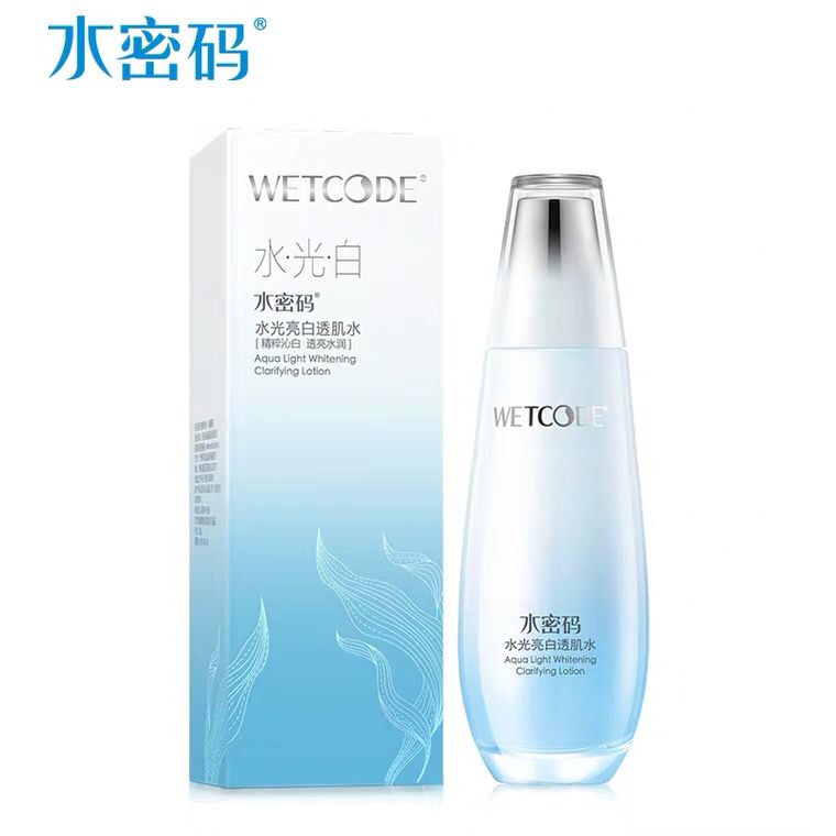 水密碼水光亮白透肌水120ml補水保濕美白淡斑收毛孔緊緻爽膚水