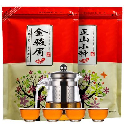 【赠一壶四杯】金骏眉正山小种茶叶礼盒装荒野红茶浓香型250g500g