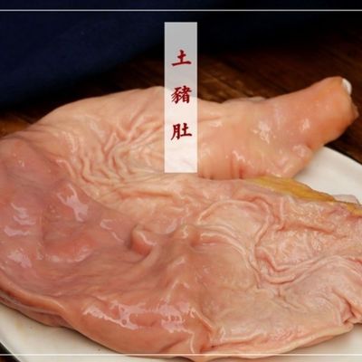 沂蒙山新鲜猪肚子农家散养黑土猪肚子土猪肉猪胃鲜猪肚无水无油
