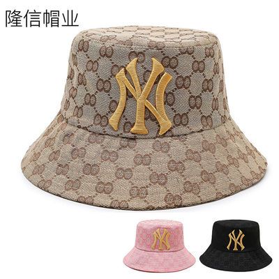 37580/渔夫帽女盆帽春夏时尚休闲帽户外帽双面成人渔夫帽潮ny帽子韩版