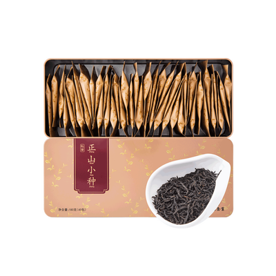 八马茶业 武夷山正山小种红茶小包装简易盒装自饮茶叶180克