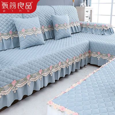 甄简良品沙发垫四季通用123组合防滑沙发套罩全包万能套沙发盖布