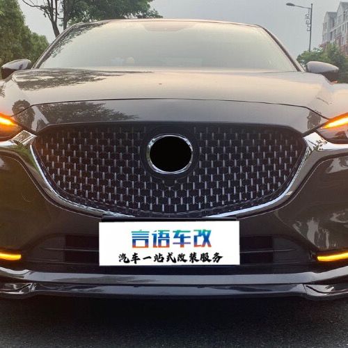 适用于20款阿特兹日行灯改装前雾灯阿特兹led日间行车灯流光转向