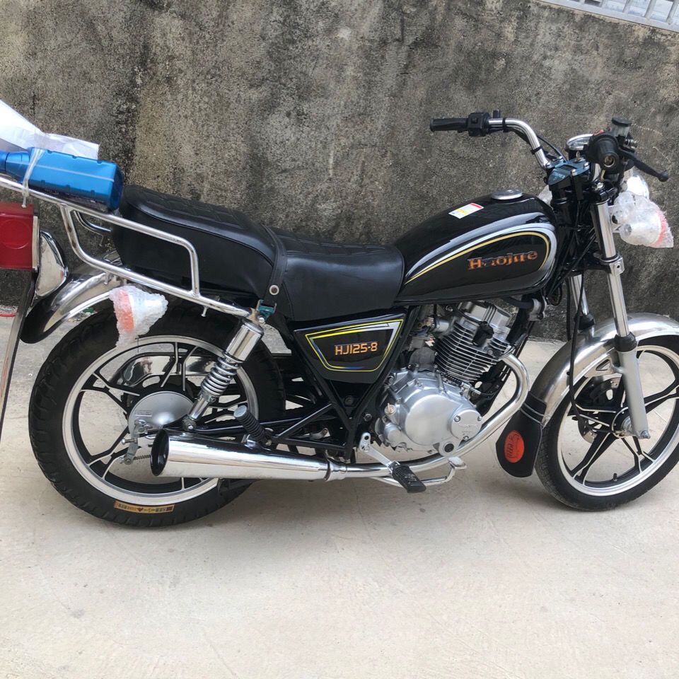 二手摩托车太子hj125cc豪爵摩托车男装跨式骑士街车摩托整车