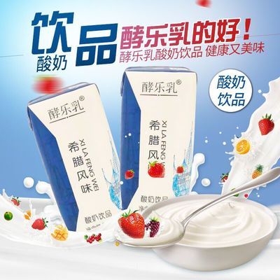 发酵型希腊酸奶饮品 200ml砖石《常温浓稠型》原味整箱