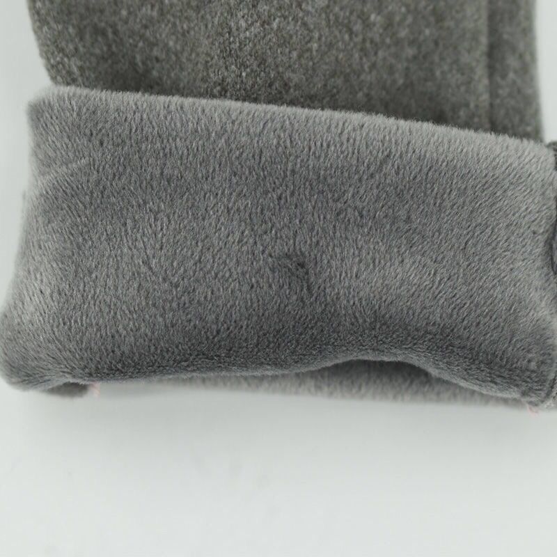 Guantes autocalentables para mujer, pantalla táctil cálida, modelos de otoño e invierno, lindos lazos, conducción de moda, versión coreana de calefacción Derong_voghion.com