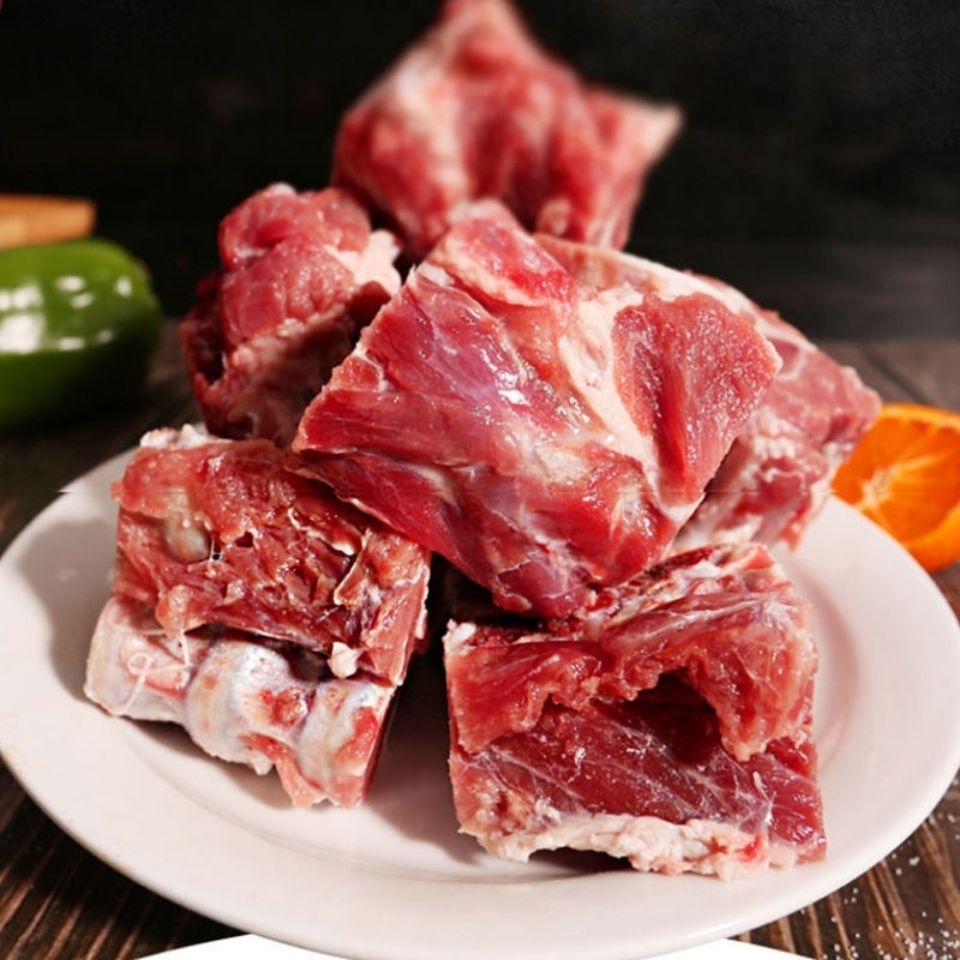 羊蝎子多肉羊排羊肉清真火锅食材羊骨头新鲜肋排羊脊骨半成品批发