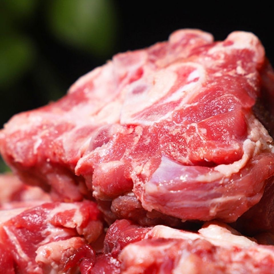 羊蝎子多肉羊排羊肉清真火锅食材羊骨头新鲜肋排羊脊骨半成品批发