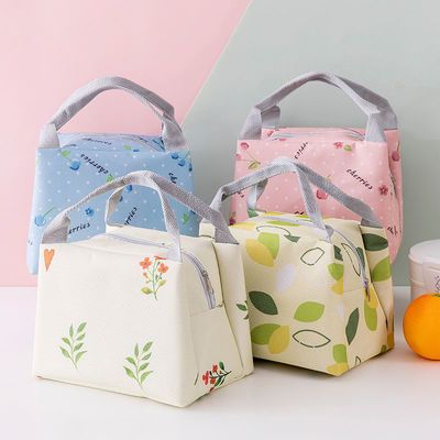 37265/上班带饭包饭盒袋子铝箔加厚儿童手提保温袋防水防油午餐便当包