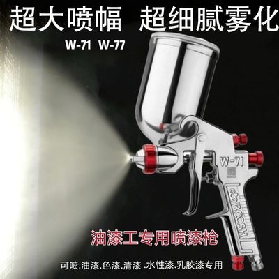 36348/台湾博士 W-71/W-77上下壶油漆喷枪高雾化家具木器汽车油漆喷漆枪