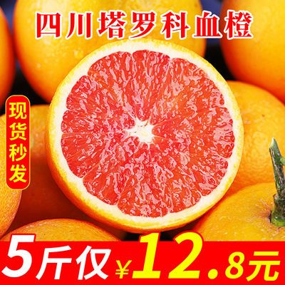 四川塔罗科血橙10斤红心肉橙子新鲜水果当季果冻手剥甜橙整箱包邮