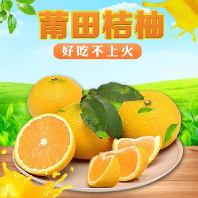 【福建桔柚】爆汁甜桔柚3斤5斤子少籽清香桔柚果新鲜水果批发包邮