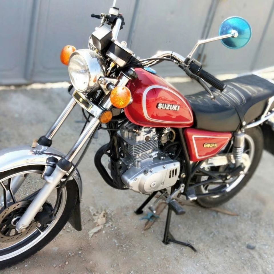 二手摩托车,铃木太子gn125cc,男装燃油摩托车,铃木太子