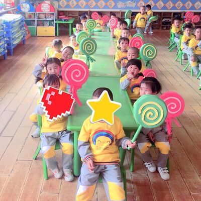 16627/幼儿园学校运动会入场手拿道具棒棒糖儿童早操器械操舞蹈演出道具