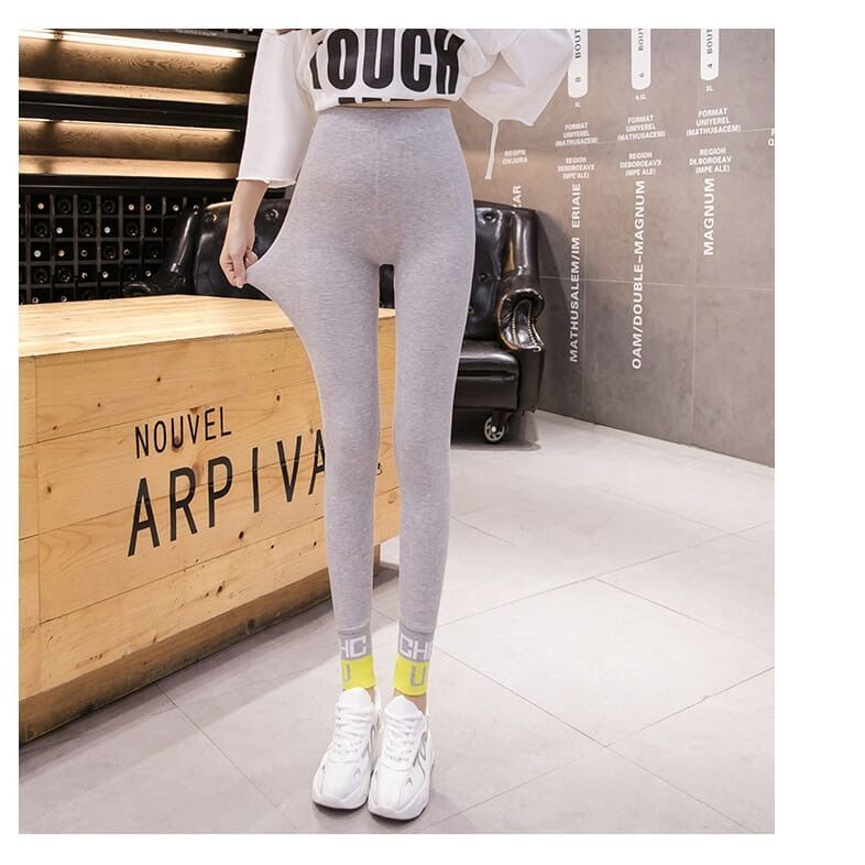 2021 new fashion all-match pencil pants leggings leggings pants pencil pants student pencil vibrating thin