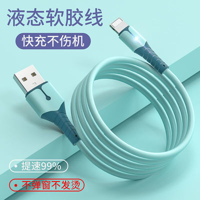 苹果数据线iPhone11快充6s手机ipad充电器线iPhone78Plus带灯闪充