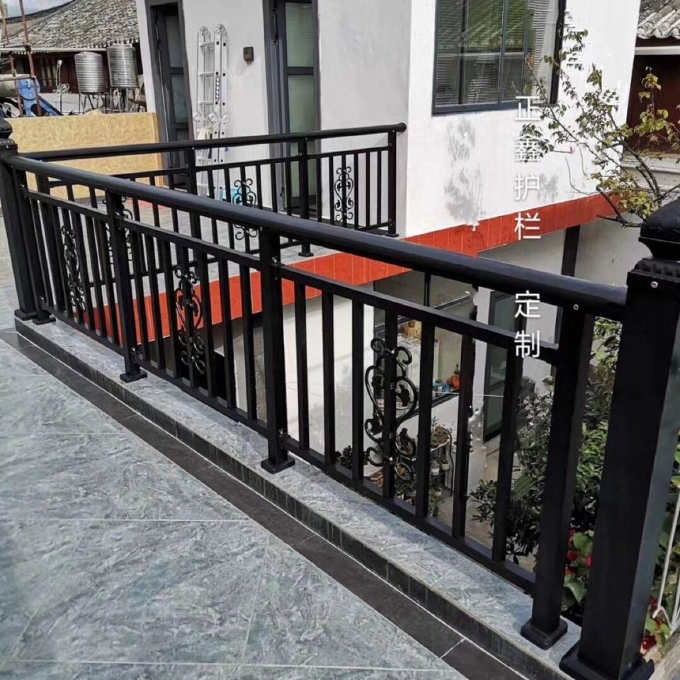 隆盛正鑫铝合金栏杆阳台护栏网室内室外铝艺楼梯扶手别墅栏杆家用