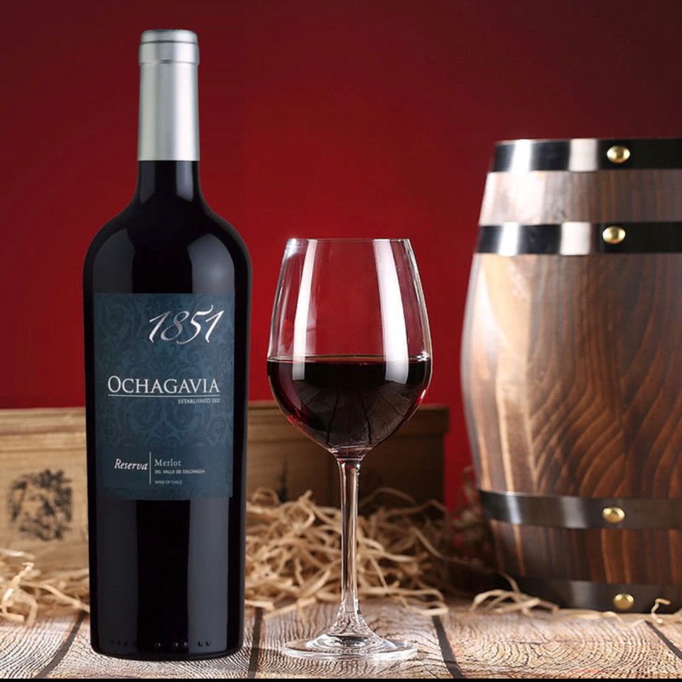 1851 智利进口 珍藏梅洛红葡萄酒750ml 干型柔和 骏德酒业进口