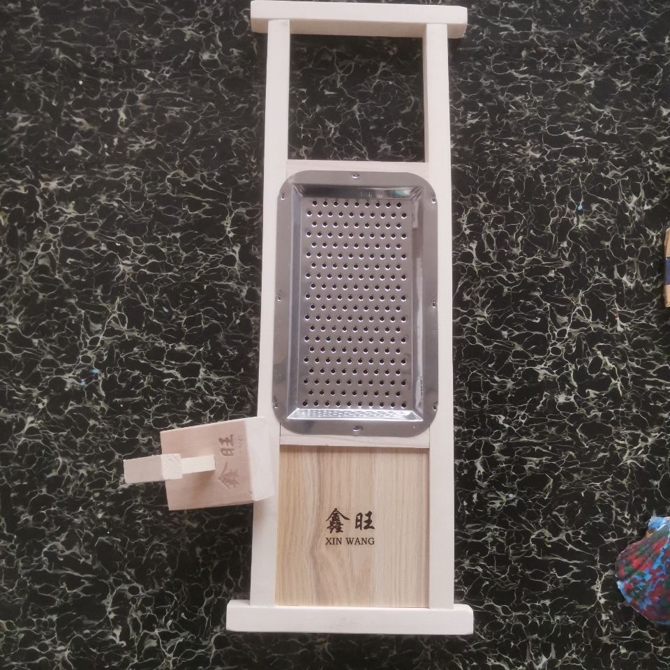 木质抿尖床山西面食工具豆面抿格斗抿面抿蝌蚪抿节实木抿圪斗