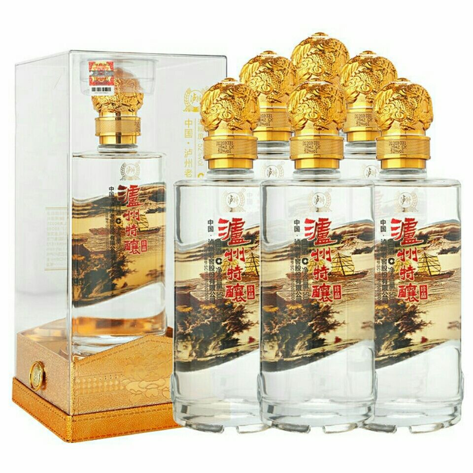 泸州老窖股份泸州特酿陈酿珍品浓香白酒42度52度整箱6瓶假一赔十