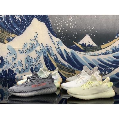 33907/公司级带芯片版本 椰子 350v2东莞 真爆 跑步鞋 偏小一码【6月23日发完】