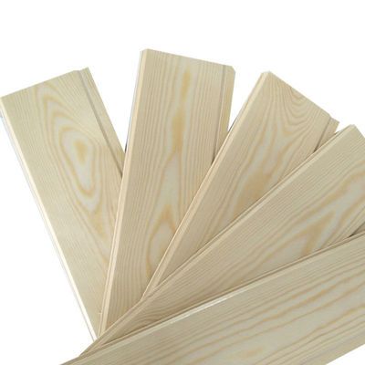 无结免漆桑拿板扣板云杉实木板阳台吊顶木装饰墙裙樟子松护墙板材