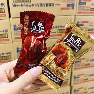 年货Truffle松露型黑巧克力零食品糖果情人节礼物