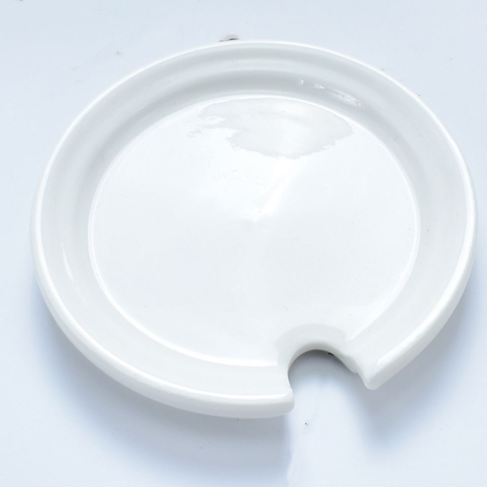 陶瓷盖马克杯盖子水杯手提开孔放勺子盖子单买圆形通用防尘