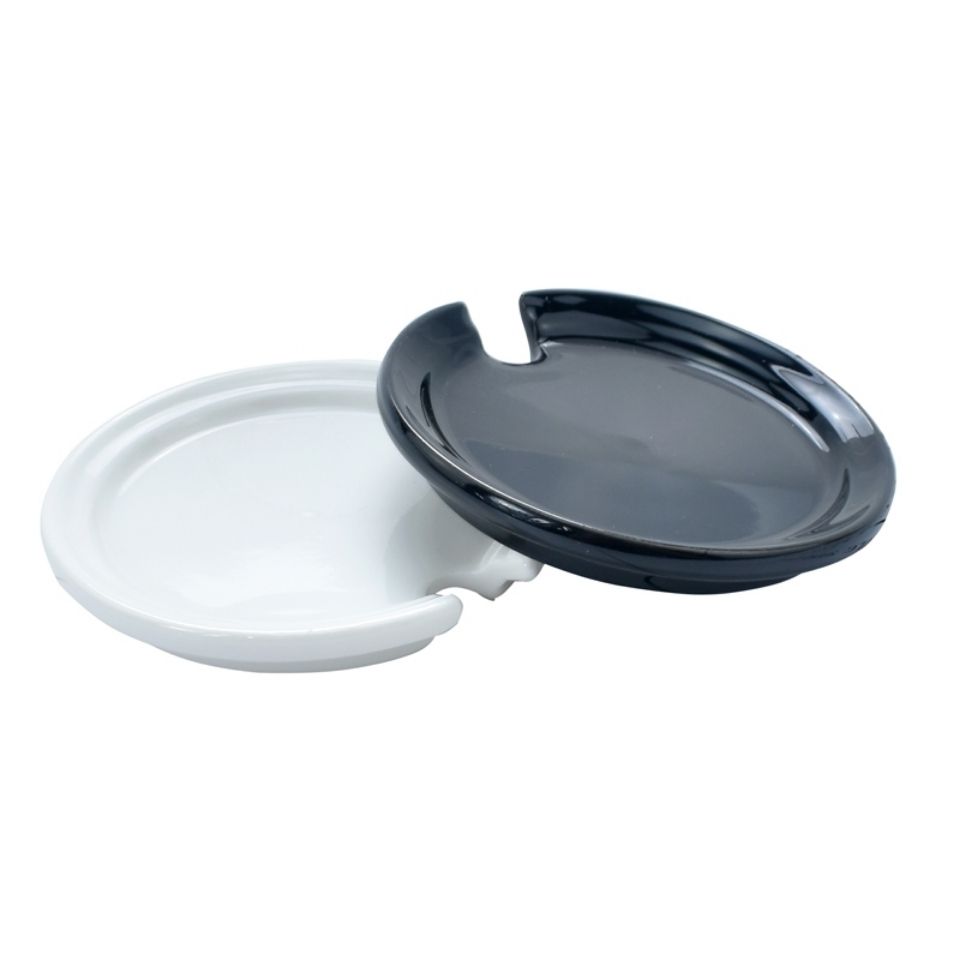 陶瓷盖马克杯盖子水杯手提开孔放勺子盖子单买圆形通用防尘
