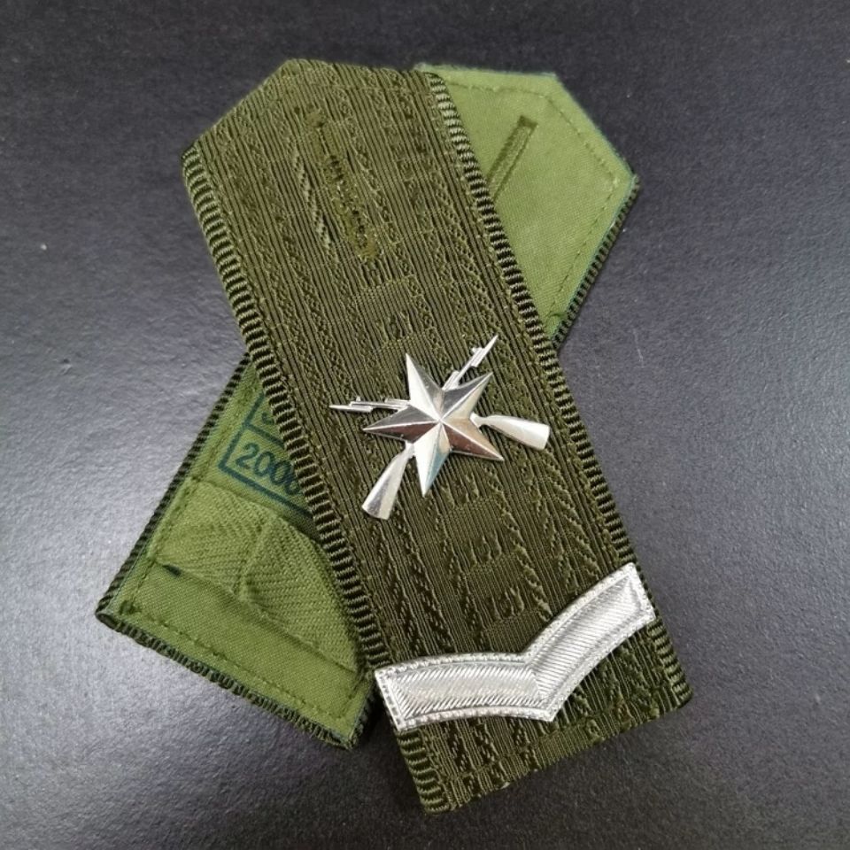 退伍军人纪念品九九式99式陆士官军硬肩牌衔章退役老兵军迷收藏章