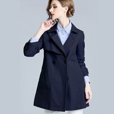73252/风衣女2021春秋新款韩版修身显瘦气质百搭小个子西装流行短款外套