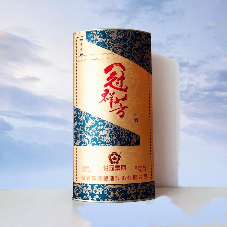 花冠酒冠群芳富贵白酒38度480ml*6浓香型国产白酒鲁酒礼品酒整箱