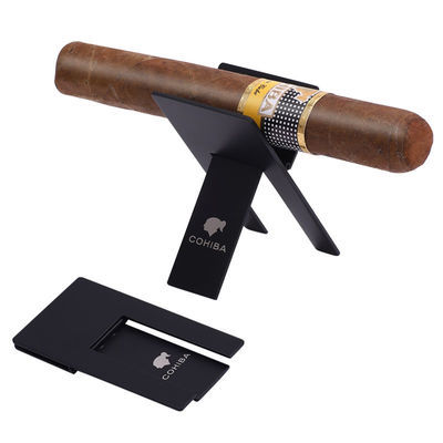 雪茄烟架便携三脚架烟托不锈钢折叠简约时尚潮流展示型雪茄支架
