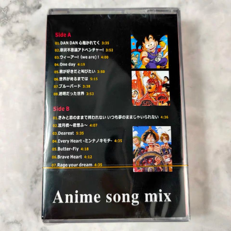 經典經典磁帶日文歌動漫合輯灌籃高手海賊王犬夜叉全新未拆附歌詞 露天拍賣