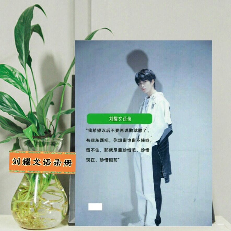 tnt时代少年团刘耀文周边微博照片书精选合集语录册【3月27日发完】