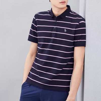 7303/优品剪标时尚休闲 男士短袖POLO衫 HLSM080