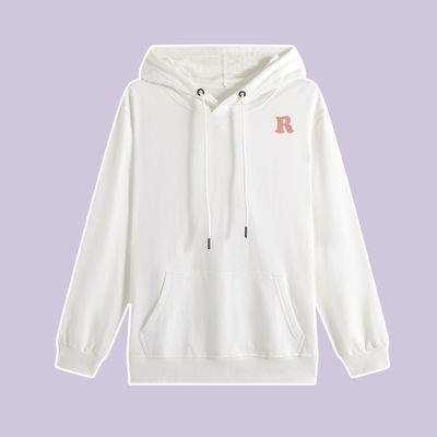 23764/拉夏贝尔 卫衣外套字母印花潮流休闲卫衣套套头连帽上衣