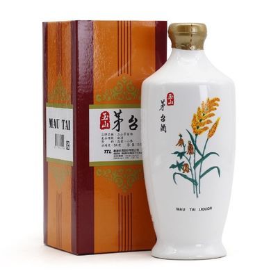 台湾原装进口白酒玉山茅台酒54度500ml礼盒 清香型