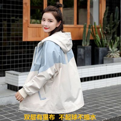 120727/外套女春秋季韩版宽松学生百搭女生初高中生矮个子棒球服加绒加厚