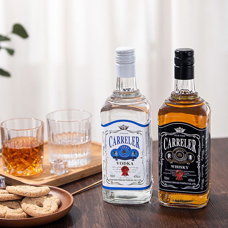 洋酒组合可乐桶威士忌伏特加高度烈酒40度酒吧夜场酒700ml双支装