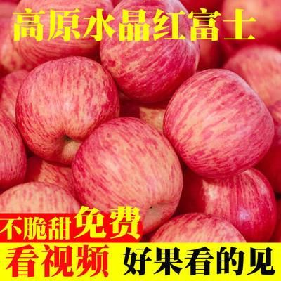 特级水晶红富士苹果水果新鲜5/10斤应季水果冰糖心现摘整箱丑苹果