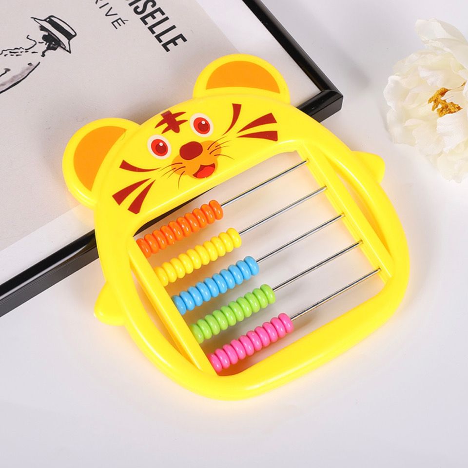 迷你小算盘幼儿加减法算数可爱精致数学教学工具宝宝珠心算计数器 4月29日发完 虎窝拼